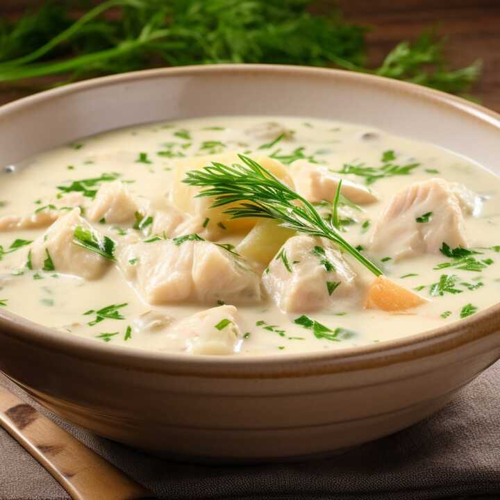 smoked eel chowder