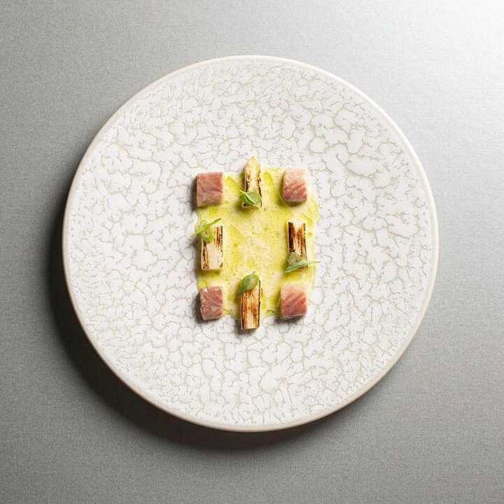 smoked eels on a plate